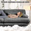 Boneless 94.4" Cloud Sofa Couches for Living Room,2 Seater Sofa, Loveseat Sofa with 2 Lumbar Pillows and 2 Throw Pillows Sofa Couch for Small Space, Apartment-839524405