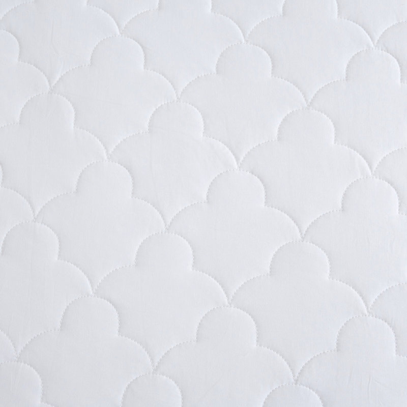 Protège-matelas matelassé en coton percale