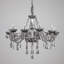 Ames Genuine Grey Crystal Chandelier-1592086304