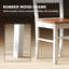 Ensemble de 2 chaises de table de cuisine en bois à dossier ouvert, chaises de table de salle à manger-863779838