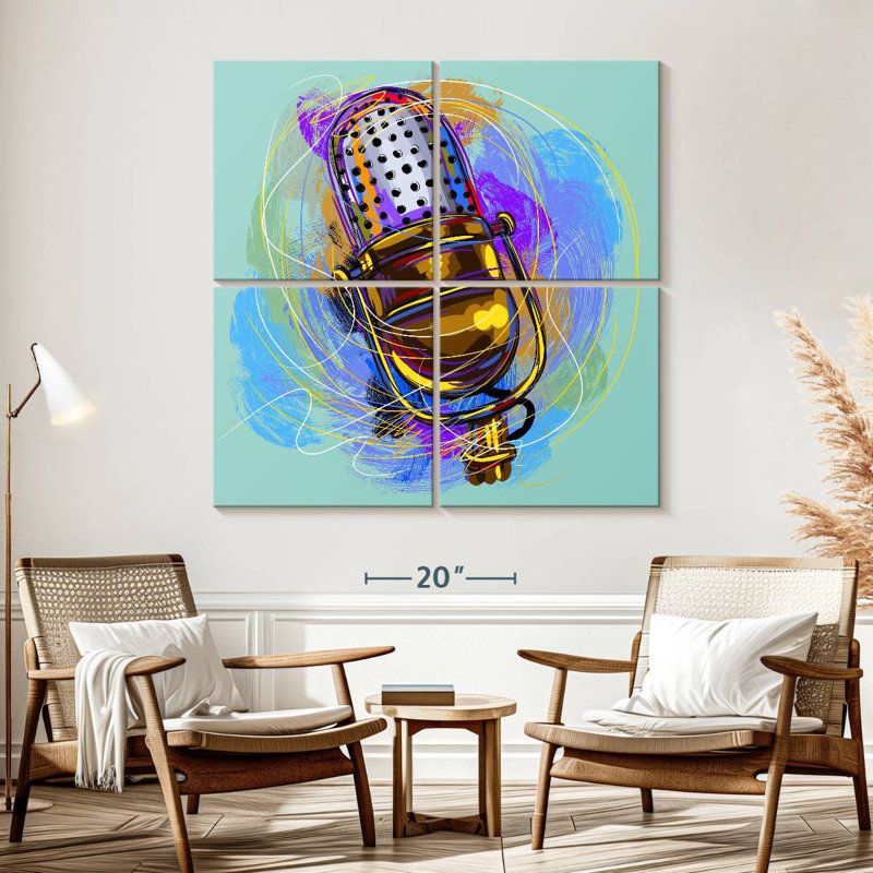 Abarca Scribbled Microphone