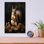  «Grey Squirrel With Berries» par Momart, art mural en verre acrylique, 12 po x 16 po