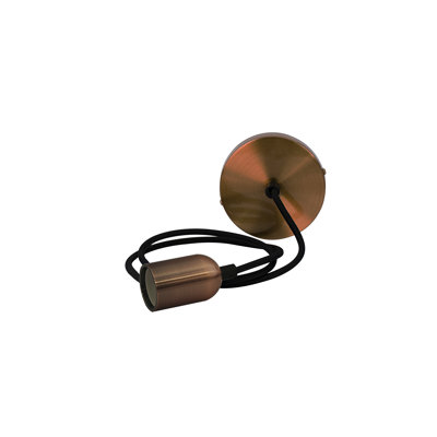 1 - Light Copper Bulb Pendant