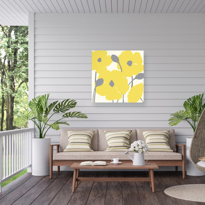 Tina Lavoie Poppies In The Sun Outdoor  Canvas