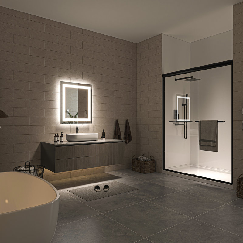 Ulrika Flat LED Mirror, 20" x 28", Rectangle