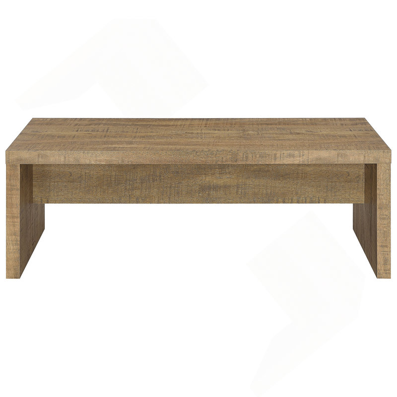 Table basse rectangulaire en bois d'ingénierie