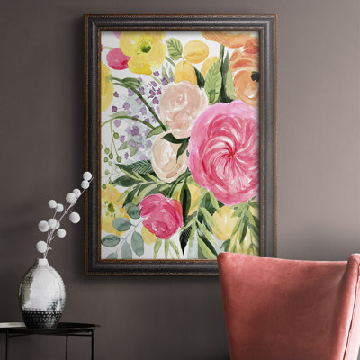 Toile encadrée de qualité «Blossoma Gathering I» - prête à être accrochée