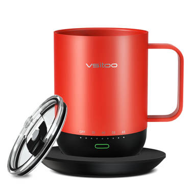  vsitoo S3 Temperature Control Smart Mug 2 with Lid