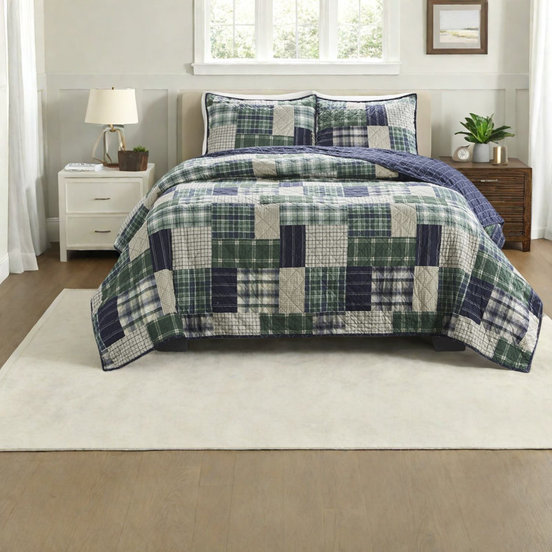 Comfortable Microfiber Bedding Sets, Rustic Reversible Design For Home