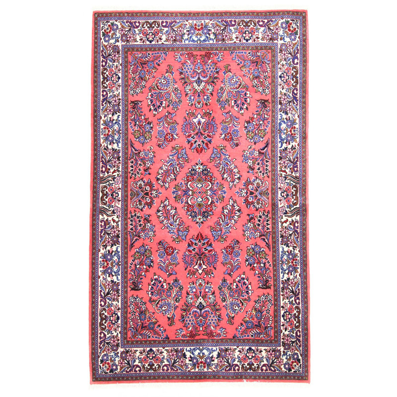 Cara Rectangle 133 cm x 226 cm Oriental Hand Woven Area Rug