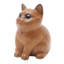 Novica Handmade Cozy Cat Wood Figurine