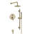 Vissali Complete Shower System with Rough in-Valve-55604402