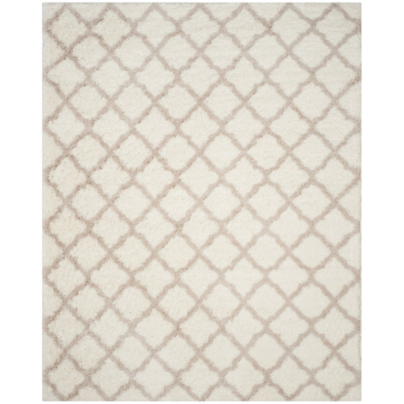 Natosha Shag Performance Geometric Rug, Rectangle 6'7" x 9'2"