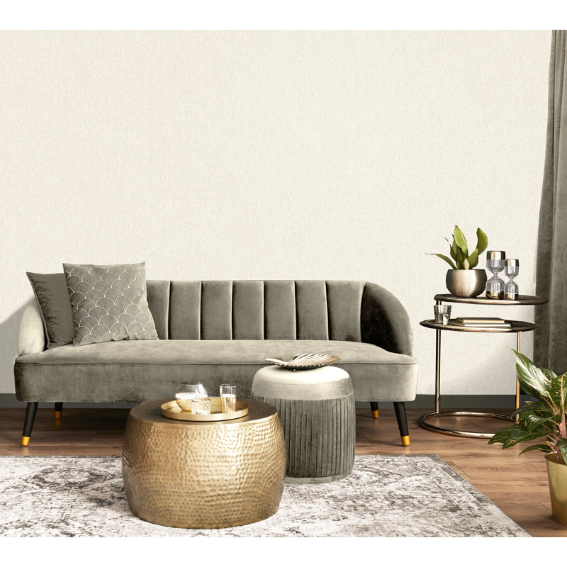 Plain Heavyweight Wallpaper, Cream