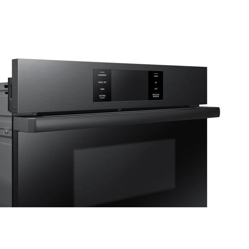 30" Microwave Combination Wall Oven Steam, Contemporary, Graphite Stainless