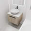 Ensemble de meuble-lavabo moderne 24 "avec lavabo en céramique 24"