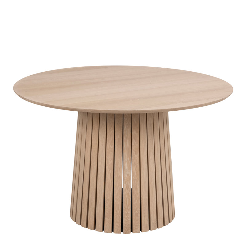 Manelle Round Dining Table, Natural