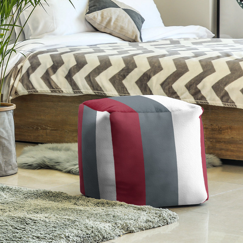 Repose-pieds Washington 13 pi Washington, Rouge / Gris / Blanc