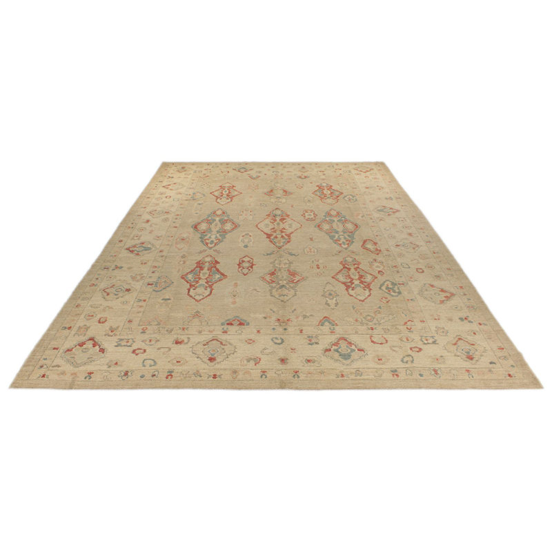 Tapis turc Oushak brun 10x15