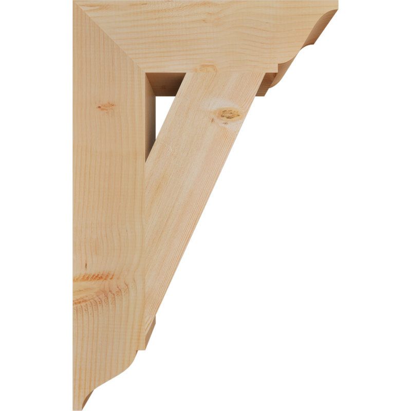 Support traditionnel, H 22 po x l 5,5 po x P 34 po, Douglas (lisse)