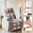 Luxury Massage Sofa Recliner Chair - 8-Point Kneading/Widened Backrest/Double Cup Rest/Elderly Assistance to Lift, 160° Flat Lying + Multi-Layer Storage, Dual-Purpose Living Room and Bedroom electrically adjustable chair-946000538