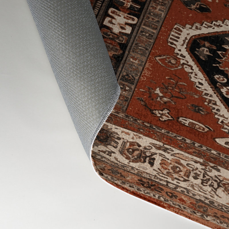 Tapis turc intérieur et extérieur brun, Rectangle 9 pi x 12 pi