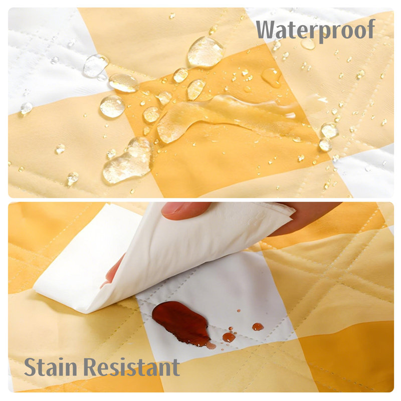 Très grande couverture de pique-nique imperméable 79 po x 79 po, pliable et imperméable