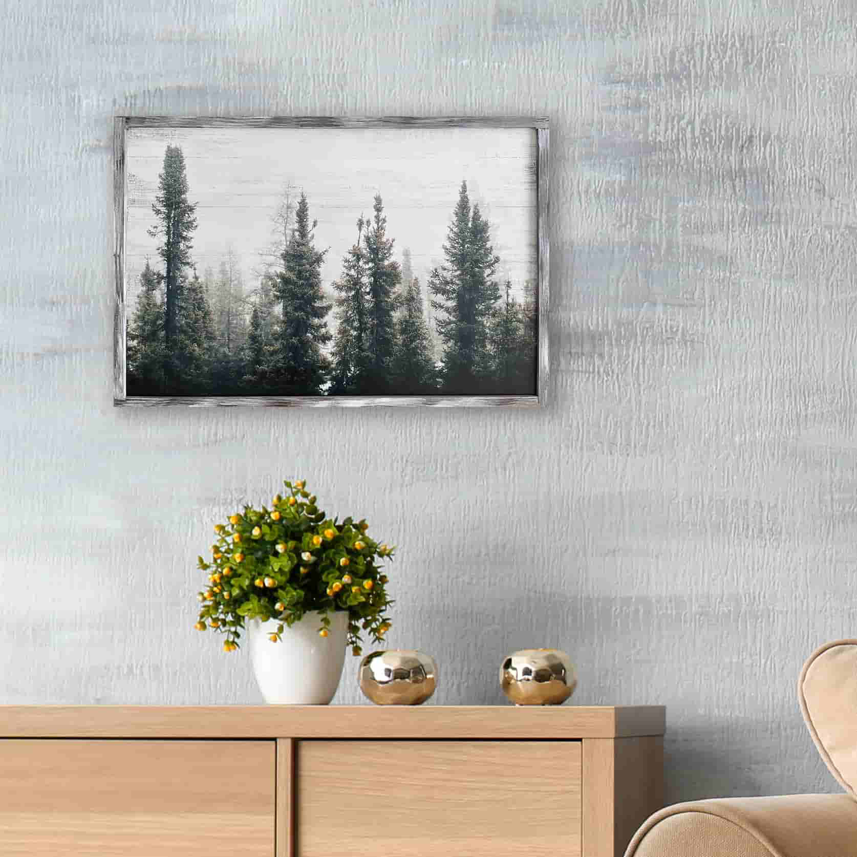 Millwood Pines Pine Forest Treetop Photo On Canvas Print - Wayfair Canada