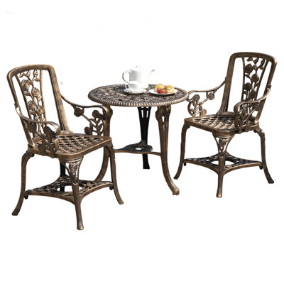 Esquibel 2 - Person Patio Dining Set with Round Table