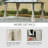 10' X 12' Gazebo Sidewall Set With 4 Panels, Hooks/C-Rings Included For Pergolas & Cabanas