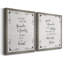 Cadre photo, ensemble d'art textuel sur toile