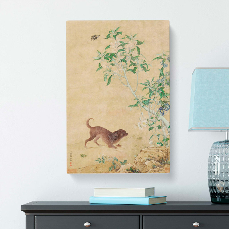 Puppy by Lang Shining - Wrapped Canvas, 50cm H x 35cm W x 3cm D