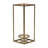 Pembertale Tall Square Gold Metal Lantern-1996100337-1996100342