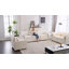 Canapé modulaire en forme de U 144 po en chenille verte avec table basse et assise profonde 144 po-292680713