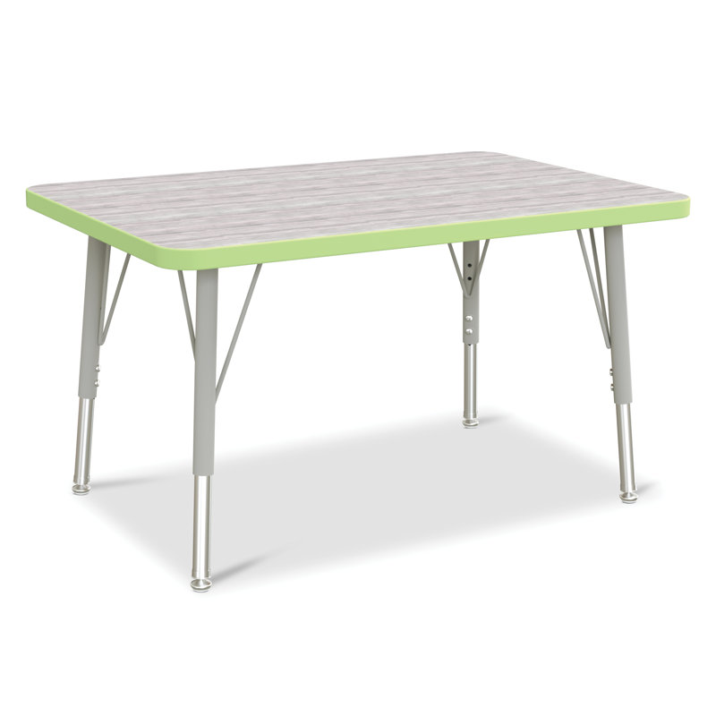 Table rectangulaire Berries, L 24 po x l 36 po, 15" - 24", Lime
