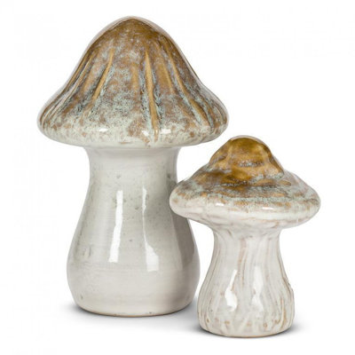 Large Mushroom Figurine