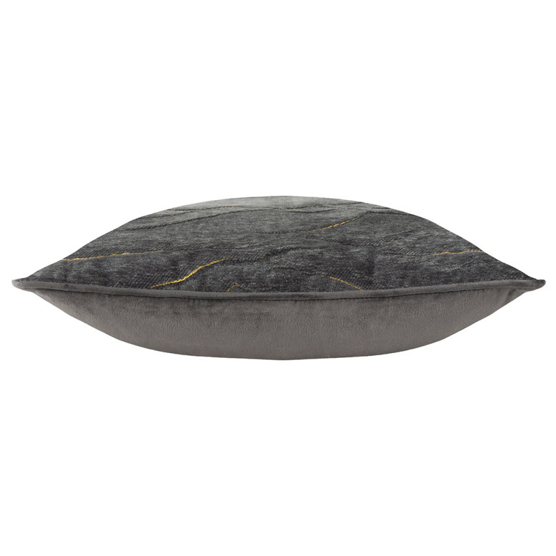 Square Cushion Cover, Charcoal
