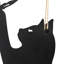 Piquet de jardin à silhouette de chat en métal 20 po H 20,5 po 2-en-1