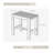 Hieu 12'' W Teak Shower Bench-24426306