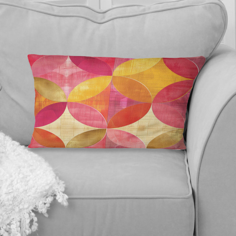 Coussin lombaire rétro Mid-Century