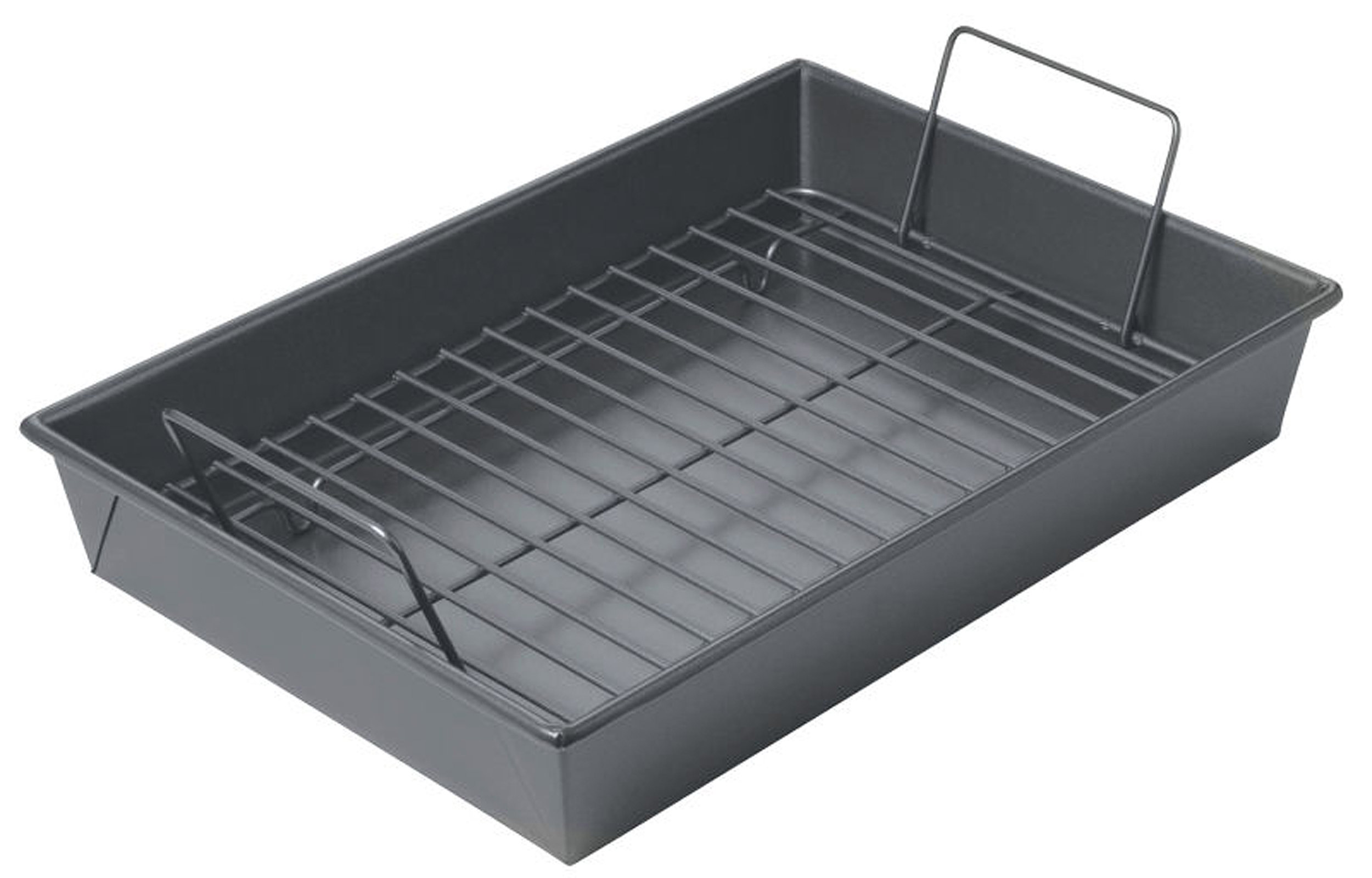 Chicago Metallic Professional Slice Solutions Brownie Pan,  9-Inch-by-13-Inch, Dark Gray & Reviews