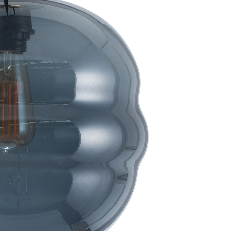 Baber 1 - Light Black Sphere Pendant