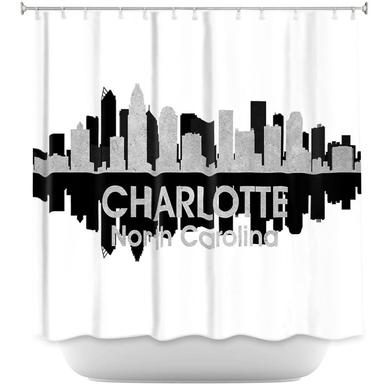 Rideau de douche simple city iv charlotte north caroline