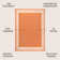 Tapis orange / crème Cityside Classic