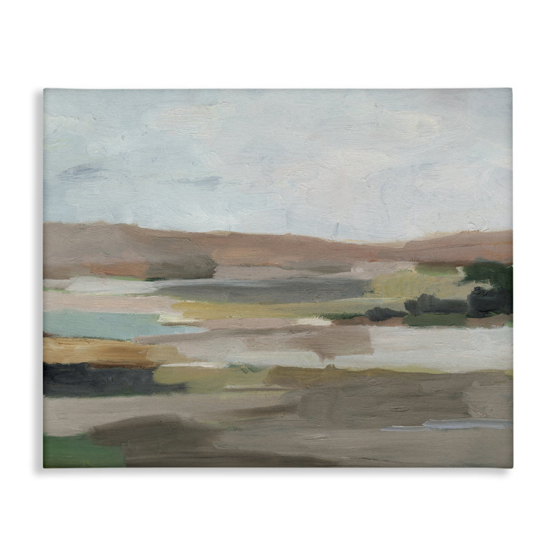  «Neutral Desert Hills», art mural sur toile par Ethan Harper, H 16 po x l 20 po