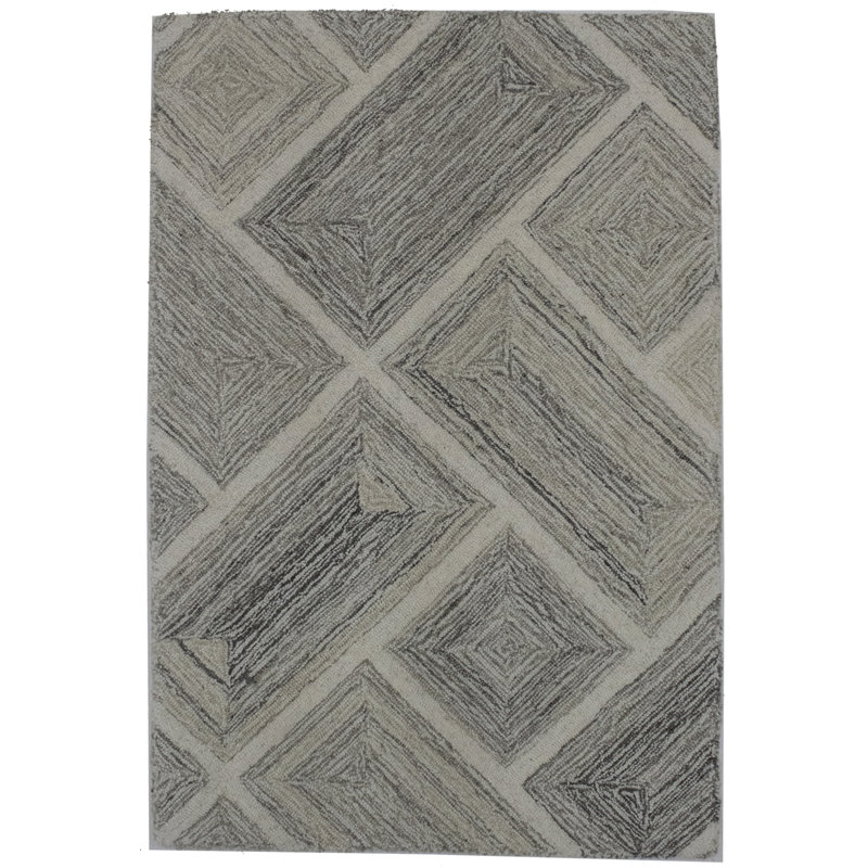 Aube Wool Geometric Indoor Rug