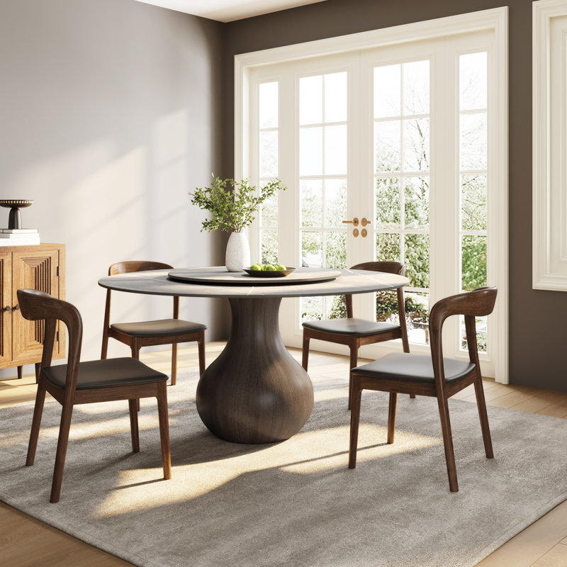 Table de salle à manger Ikerne, H 29,52 po x L 53,15 po x l 53,15 po