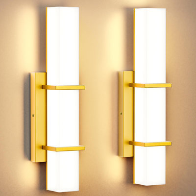 Set of 2 Dimmable Minimalist Hardwired Oromena