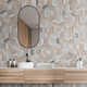 Matter Hex Canvas 8' x 9' Stone Look Wall & Floor Tile