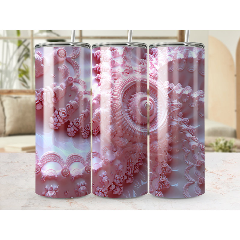 Choose Handmade Tumblers 591ml Vacuum Insulated Stainless Steel (18/8) Travel Tumbler with Straw